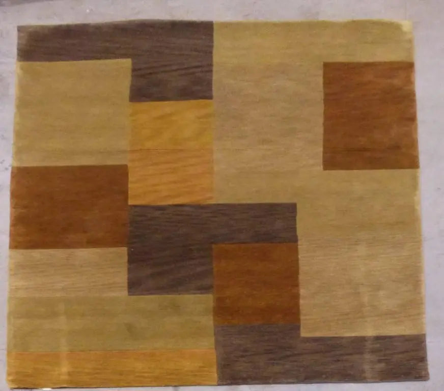 One Of The Kind Indian Modern Design Rug 5'0" X 8'0"